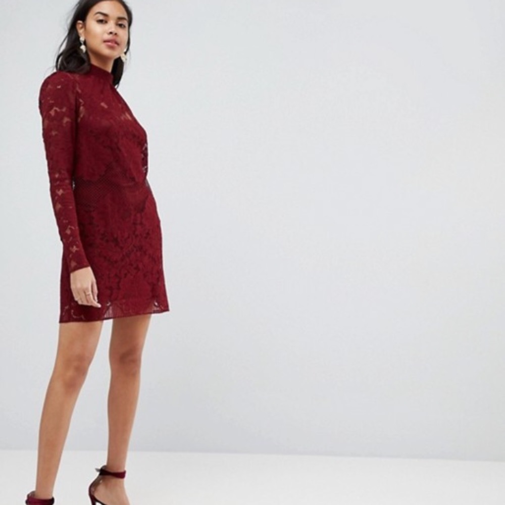 ASOS Lace Mini Shift Dress